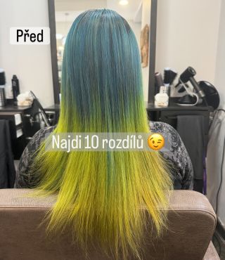 A pak že moje barvy nedrží 😉😃. Kolegyně kadeřnice @lidush_troublecatcher se u nás zase po 2 měsích zastavila na vlasy.....